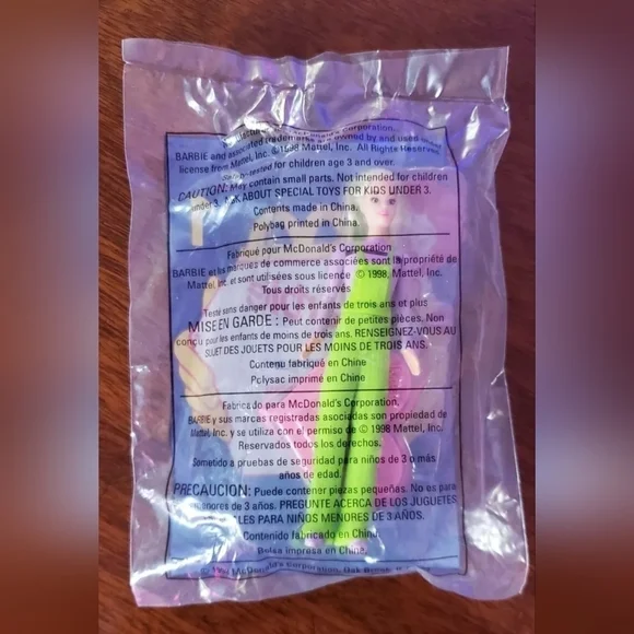 Barbie McDonalds Happy Meal Toy 1999 Malibu#9 & 1998 Teen Skipper#1 - Picture 5 of 10